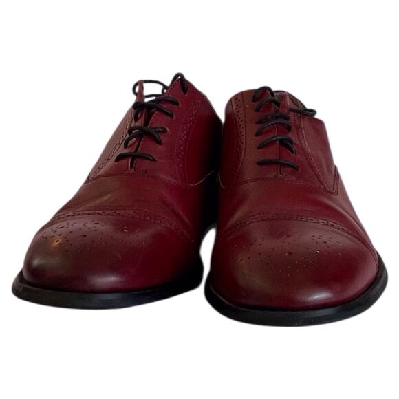 Steve Madden Mens Cordovan Pontic Cap Toe Derby Leather Dress Shoes Size 13M - Picture 7 of 13
